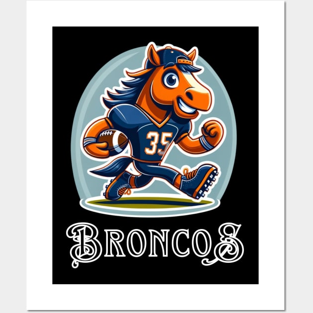 DENVER BRONCOS Wall Art by Lolane